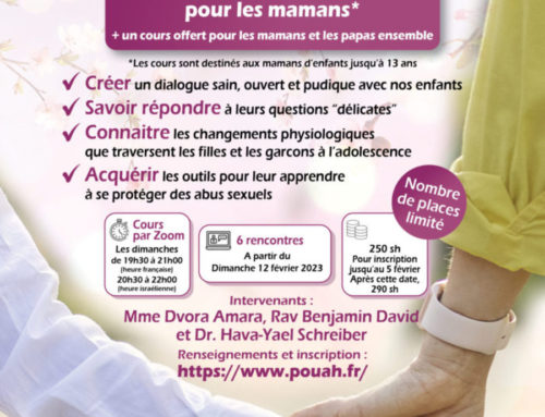 SÉRIE DE COURS POUR LES MAMANS – COURS PAR ZOOM